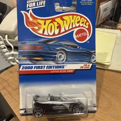MATTEL Hot Wheels DieCast Metal 2000 First Editions Series LOTUS ELISE 340R #075 - Image 1 of 4