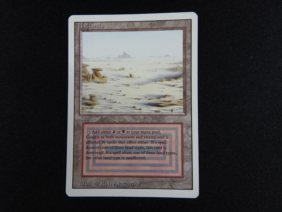 Badlands LP [Revised Edition] Mtg Magic Free Tracking! - Image 1 of 4