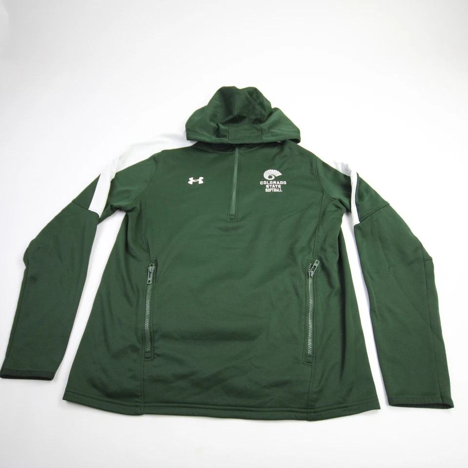 Pullover para mujer CSU Rams Under Armour verde oscuro usado Foto 1 de 1