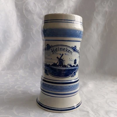 Beautiful Vintage Hand Painted Delft Mug / Tankard - Image 1 of 4