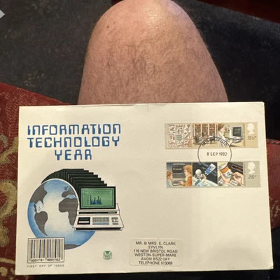 GB Comm/FDC - Information Technology Year - BRISTOL POSTMARK - 1982 - Image 1 of 4