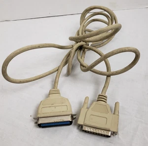 parallel printer 10 ft IEEE 1284 cable connector. Centronics 36 and DB25 connec - Picture 1 of 4
