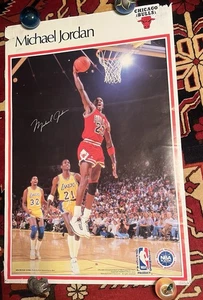 Póster 1987 Michael Jordan Chicago Bulls 23x35 Sports Illustrated Marketcom 4454 - Imagen 1 de 6