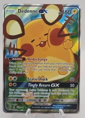 Dedenne GX 195a/214 Unbroken Bonds Alternate Art Promo TCG Pokemon NM 1001#270 - Image 1 of 2