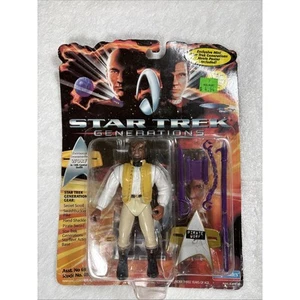 Star Trek Generations Worf in 19th Century Outfit Playmates Vtg 1994 Figure NEW - Picture 1 of 3