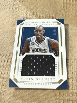Camiseta deportiva Kevin Garnett 2015 National Treasures Super Swatches #78/99 Foto 1 de 2