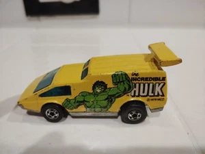 VINTAGE HOT WHEELS INCREDIBLE HULK SPOILER SPORT CAR - Picture 1 of 3