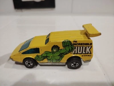 VINTAGE HOT WHEELS INCREDIBLE HULK SPOILER SPORT CAR - Image 1 of 3