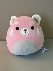 Squishmallow Flip-A-Mallows 8 Zoll Plüsch Dohna rosa Panda & Mischa Schneeleopard - Bild 1 von 10