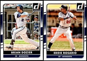 2016 Donruss Minnesota Twins (2) Card Lot - RARE LOT – ACT FAST! - Picture 1 of 2