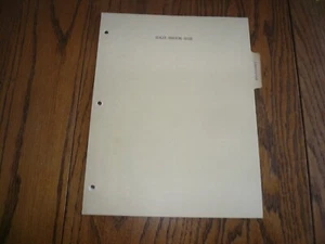 1974 Chevrolet Chassis-Cab Order Guide Dealer Only Standard Equipment Options - Picture 1 of 6