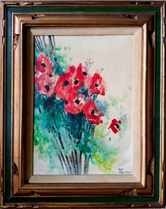 Rare Original Painting by (Chris) Trella Koczwara Circa 1960's - Picture 1 of 4