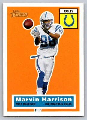 2001 Topps Heritage #64 Marvin Harrison Indianapolis Colts - Image 1 of 2