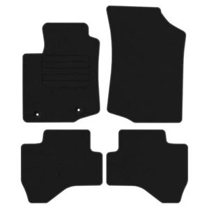 Veloursfußmatten für Toyota Aygo II Bj. 2014 - 2021 Automatten Passend NEU BASIC - Bild 1 von 7