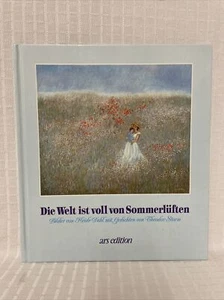 HTF 1988 HC Die Welt ist voll von Sommerluften Heidi Dahl Art Theodor Storm Poem - Picture 1 of 12