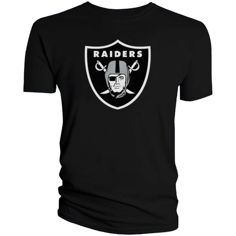 Las Vegas Raiders T-Shirt Graphic Men Cotton Oakland Cover