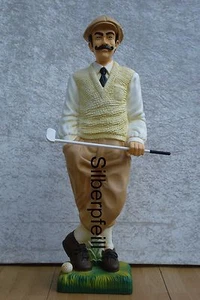 Golf Spieler Figur Werbefigur Statue Dekoration Skulptur Golfspieler Golfer NEU - Bild 1 von 2