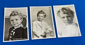 3 Foto Postkarten ~ Jahrgang 1951 H.K.H. Carl Gustaf ~ Hermes, Stockholm - Bild 1 von 14