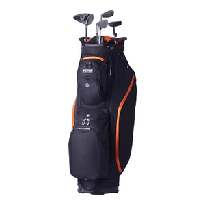 VEVOR Golftasche Cart Bag Golfbag 92cm 14-Wege-Organizer-Teiler Oben 13 Taschen - Bild 1 von 12