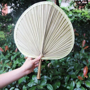 Home Summer Season Handle Fan Banana Leaf Fan Handmade Fan Summer - Imagen 1 de 12