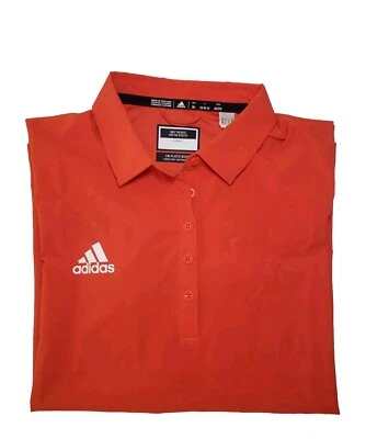 Nueva Camisa Adidas Para Mujer 2XL STM Polo Entrenador Naranja Ligera Golf Transpirable Foto 1 de 4