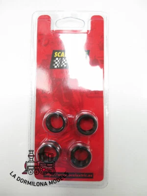 TECNITOYS 5004 JUEGO 4 NEUMATICOS PRO 2 Ø 21x12mm  - RECAMBIO ORIGINAL (C-100) - Imagen 1 de 2