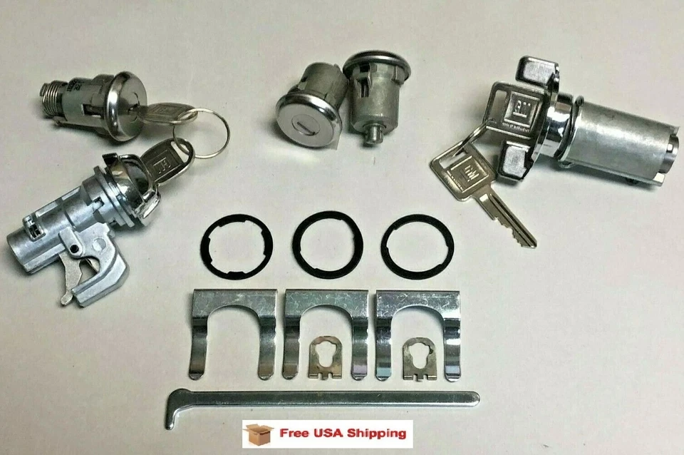 Fits 1969-1973 Nova Complete  Lock Set With GM Keys FREE SHIPPING - Image 1 of 1