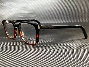 SAINT LAURENT SL 7 006 Black Havana Demo Lens Unisex Eyeglasses 51 mm - Picture 1 of 4