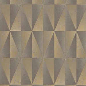 Erismann Triangle Wallpaper Stripe Motif Geometric Metallic Embossed 6936-20 - Picture 1 of 1
