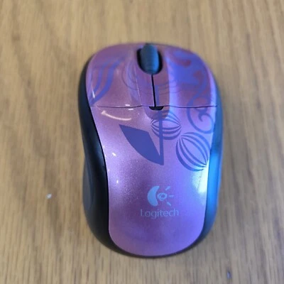 Logitech M305 Pink Wireless Bluetooth Rubber Grip 2.4 GHz Optical Laser Mouse - Image 1 of 3