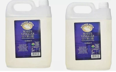 2 PACK Golden Swan White Vinegar 5l for Cleaning Stain Weed Killer Pickling - Image 1 of 4