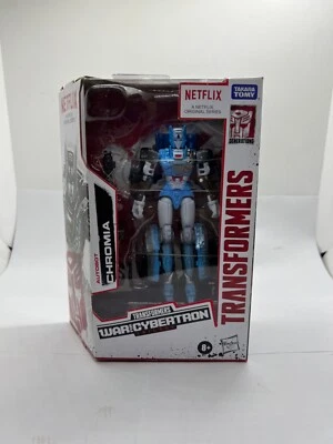 Hasbro Transformers Chromia Figure Deluxe Earthrise War For Cybertron Netflix - Image 1 of 4