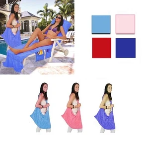 BEACH TOWEL BUDDY BAG SUN LOUNGER MATE HOLIDAY GARDEN LOUNGE SUNLOUNGER MATE - Picture 1 of 9