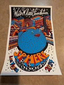 Phish Waterwheel by Jim Pollock AE Print /125 Sphere Las Vegas 2024 - Picture 1 of 6