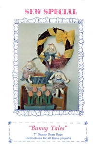 BUNNY TALES ~ Coser Especial ~ Bolsas de 7" Bunny Bean ~ De colección 1988 - Imagen 1 de 5
