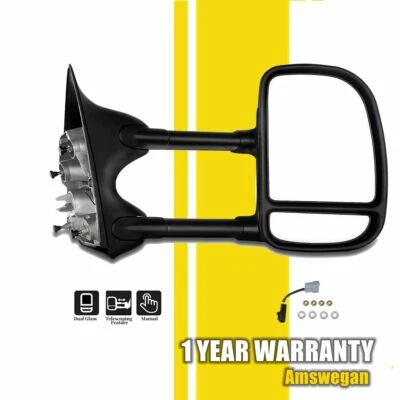 [Right] View Mirror For 1999-2007 Ford F250 F350 F450 F550 Super Duty Truck - Image 1 of 4