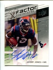 Jacoby Jones 2009 SPx X Factor Signatures #X-JO Auto 🏈 - Picture 1 of 1