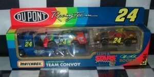 JEFF GORDON #24 DUPONT 1993 1/64 MATCHBOX AUTOGRAPHED MATCHBOX CONVOY SET - Picture 1 of 4