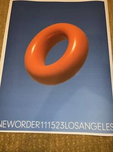 New Order Poster Konzert November 2023 Los Angeles ca 16 3/4 x 21 3/4 - Bild 1 von 4