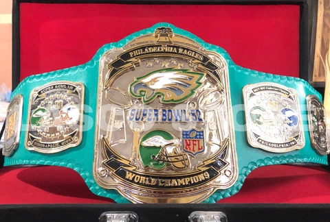 Lasco's Philadelphia Eagles Super Bowl World Football Championship Title Belt Cover