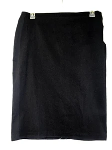 New SAG HARBOR Skirt Women's Size L Black Knee Length Pencil Pull-on Bottom - Picture 1 of 3