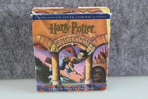Harry Potter and the Sorcerers Stone 1999 7x CD audio book Jim Dale - Picture 1 of 7
