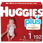 Huggies Plus Diapers Sizes 1 - 2 