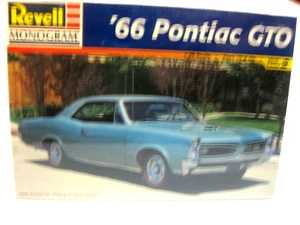 REVELL 1966 PONTIAC GTO 2DR H/T KIT IS FACTORY SEALED AND  IS 1/25 scale - Picture 1 of 3