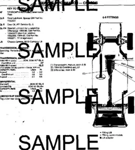 1984 TO 1996 CHEVROLET CORVETTE ENGINE & CHASSIS LUBRICATION LUBE CHARTS CCRE - Bild 1 von 2