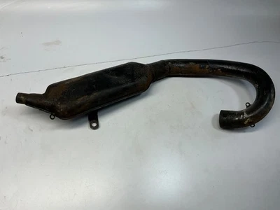 Sistema de silenciador de escape Bultaco Alpina JM 350 - Imagem 1 de 4