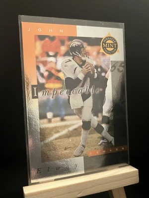 1998 Pinnacle Mint #1 John Elway Impeccable - Image 1 of 3