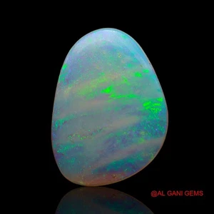 2.40 Cts Australian Fire Opal Cabochon Handcrafted Gemstone Natural 15x11x2 mm - Picture 1 of 11
