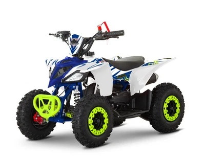 Mini Quad Bambino 49cc 50cc  Storm Beneo Furios Hiro Miniquad Bianc/Blu 3/7 anni - Immagine 1 di 4