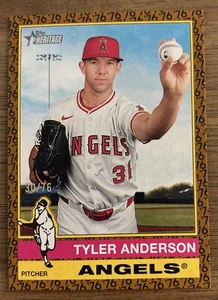 Tyler Anderson - 2025 Topps Heritage #459 High Number SP  Angels  /76     H442 - Picture 1 of 2